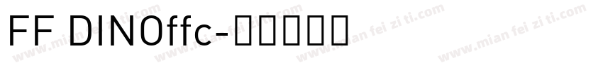 FF DINOffc字体转换